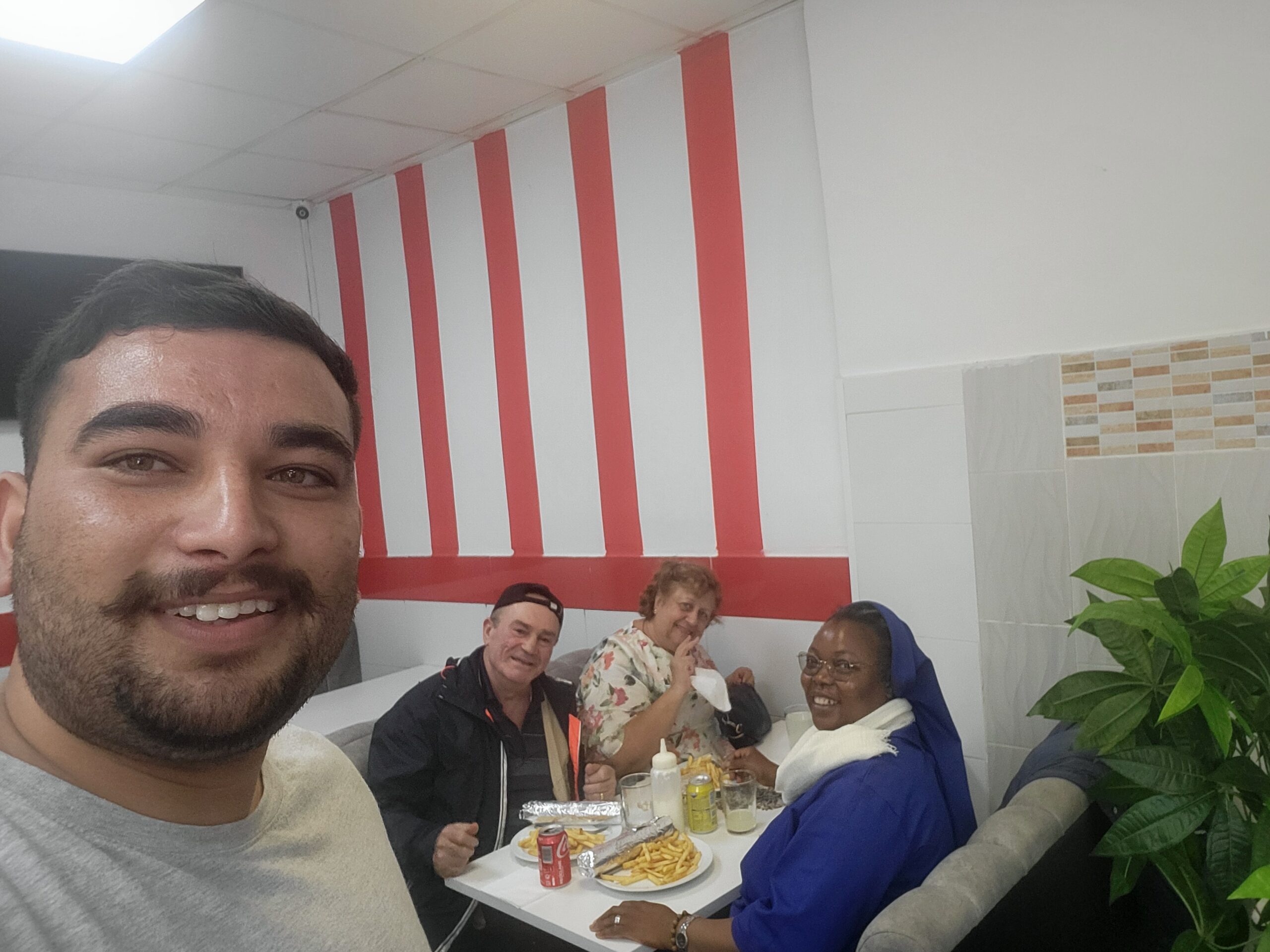 Photo de la vie communautaire de l'Association des Pauvres de Dieu.