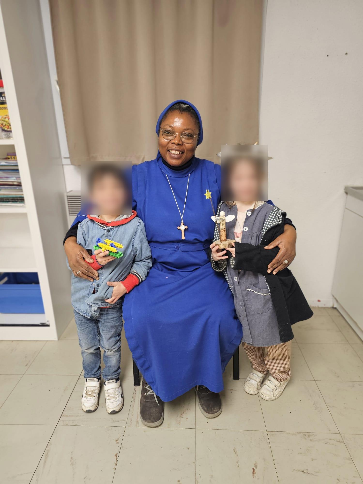 Photo de la vie communautaire de l'Association des Pauvres de Dieu.