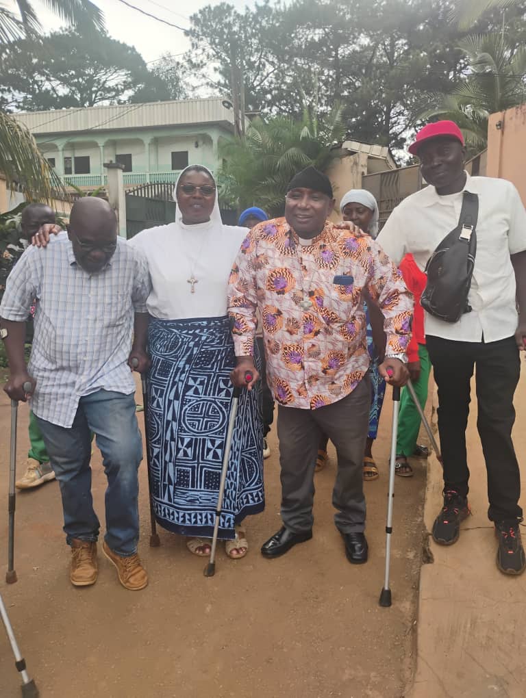 Photo de la vie communautaire de l'Association des Pauvres de Dieu.
