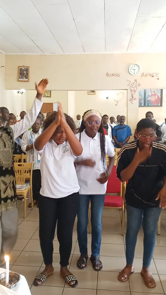 Photo de la vie communautaire de l'Association des Pauvres de Dieu.