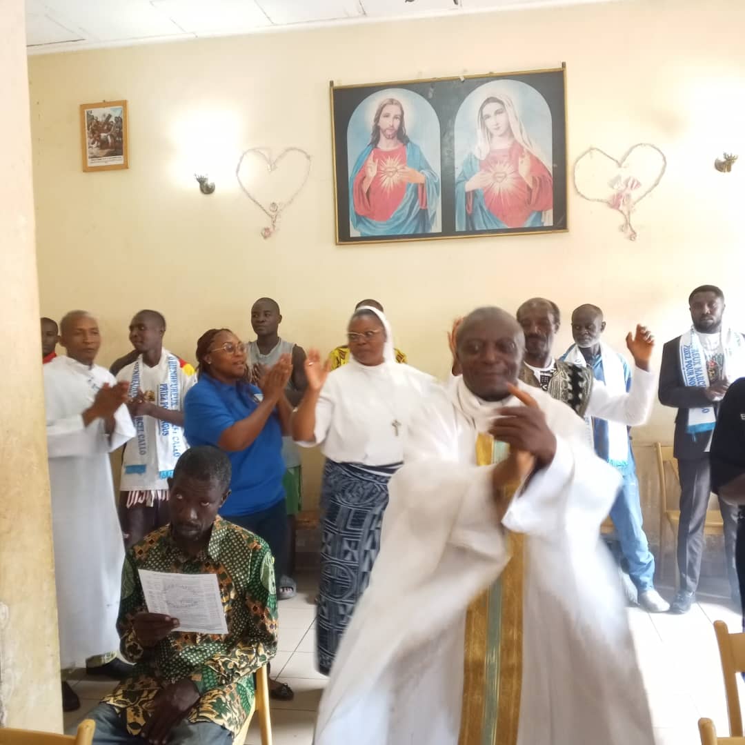 Photo de la vie communautaire de l'Association des Pauvres de Dieu.